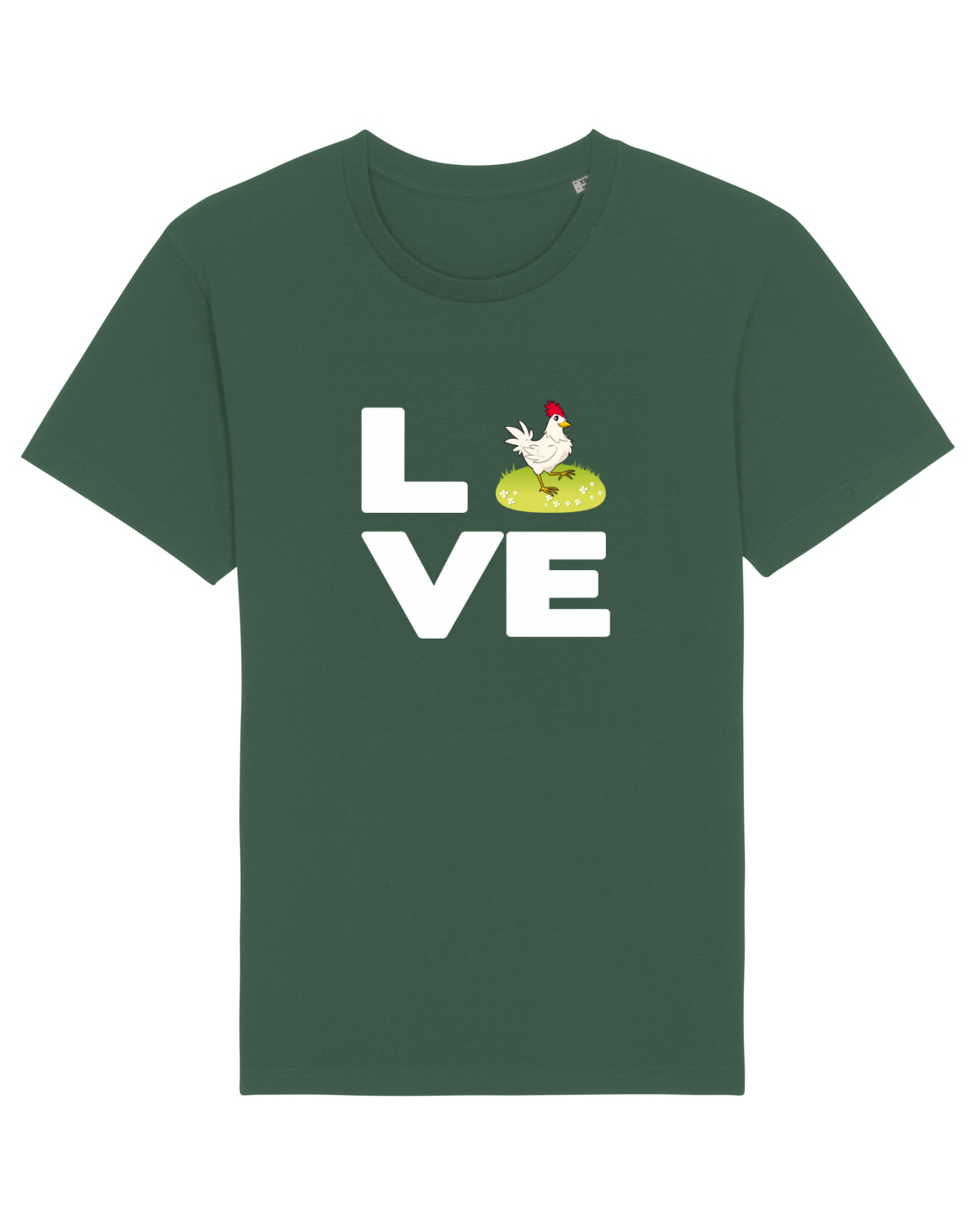 Tricou mânecă scurtă Unisex Rocker Bottle Green