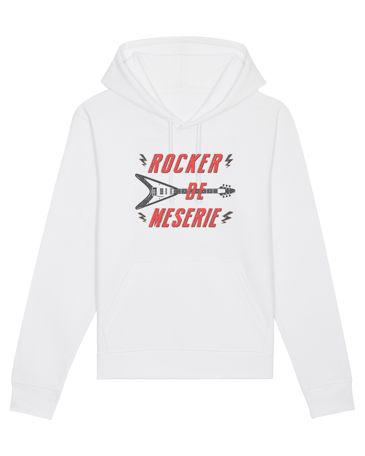 Hanorac Unisex Drummer White