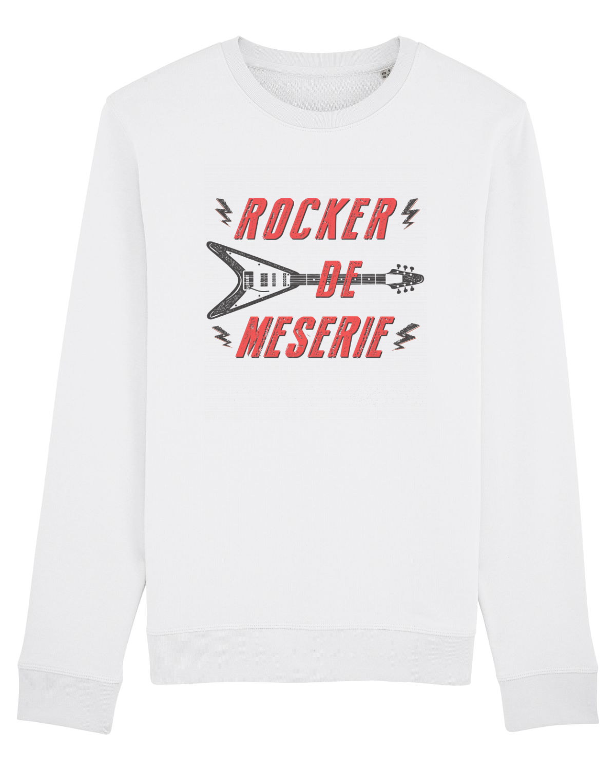 Bluză mânecă lungă Unisex Rise White