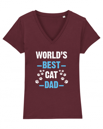 CAT DAD Burgundy