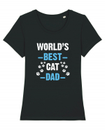 CAT DAD Tricou mânecă scurtă guler larg fitted Damă Expresser