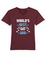 CAT DAD Tricou mânecă scurtă guler V Bărbat Presenter