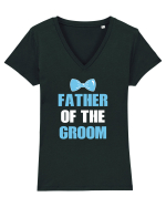 GROOM FATHER Tricou mânecă scurtă guler V Damă Evoker