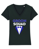 GROOM SQUAD Tricou mânecă scurtă guler V Damă Evoker