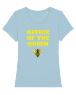 QUEEN BEE Tricou mânecă scurtă guler larg fitted Damă Expresser