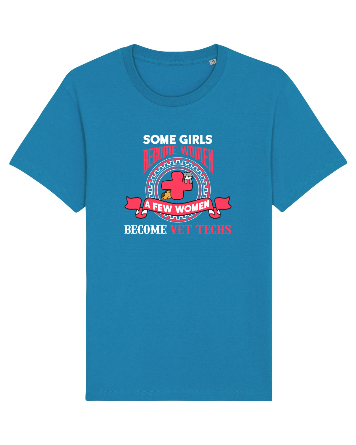 Tricou mânecă scurtă Unisex Rocker Azur
