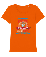 DENTAL HYGIENIST Tricou mânecă scurtă guler larg fitted Damă Expresser