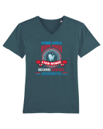 DENTAL HYGIENIST Tricou mânecă scurtă guler V Bărbat Presenter