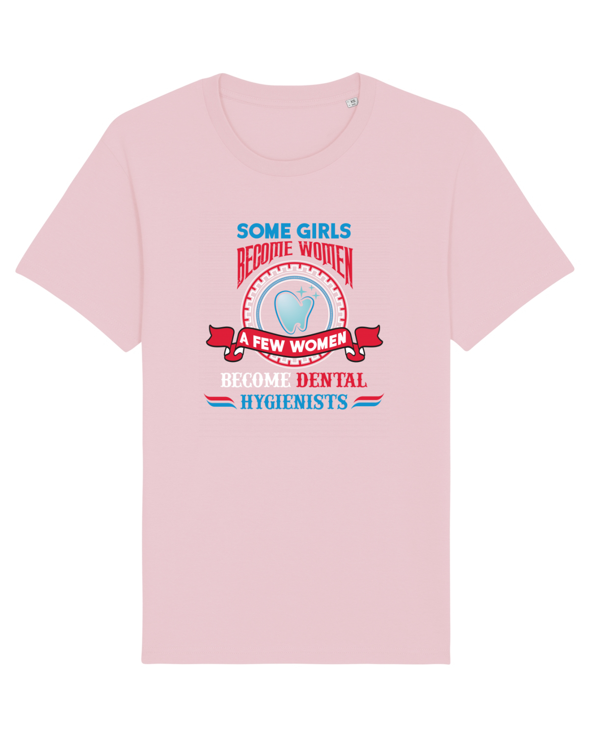 Tricou mânecă scurtă Unisex Rocker Cotton Pink