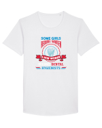 DENTAL HYGIENIST Tricou mânecă scurtă guler larg Bărbat Skater