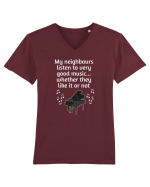 PIAN Tricou mânecă scurtă guler V Bărbat Presenter