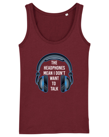 HEADPHONES Burgundy