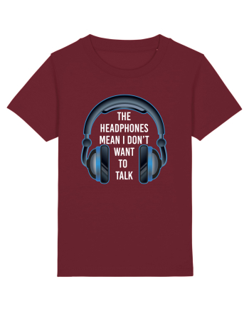 HEADPHONES Burgundy