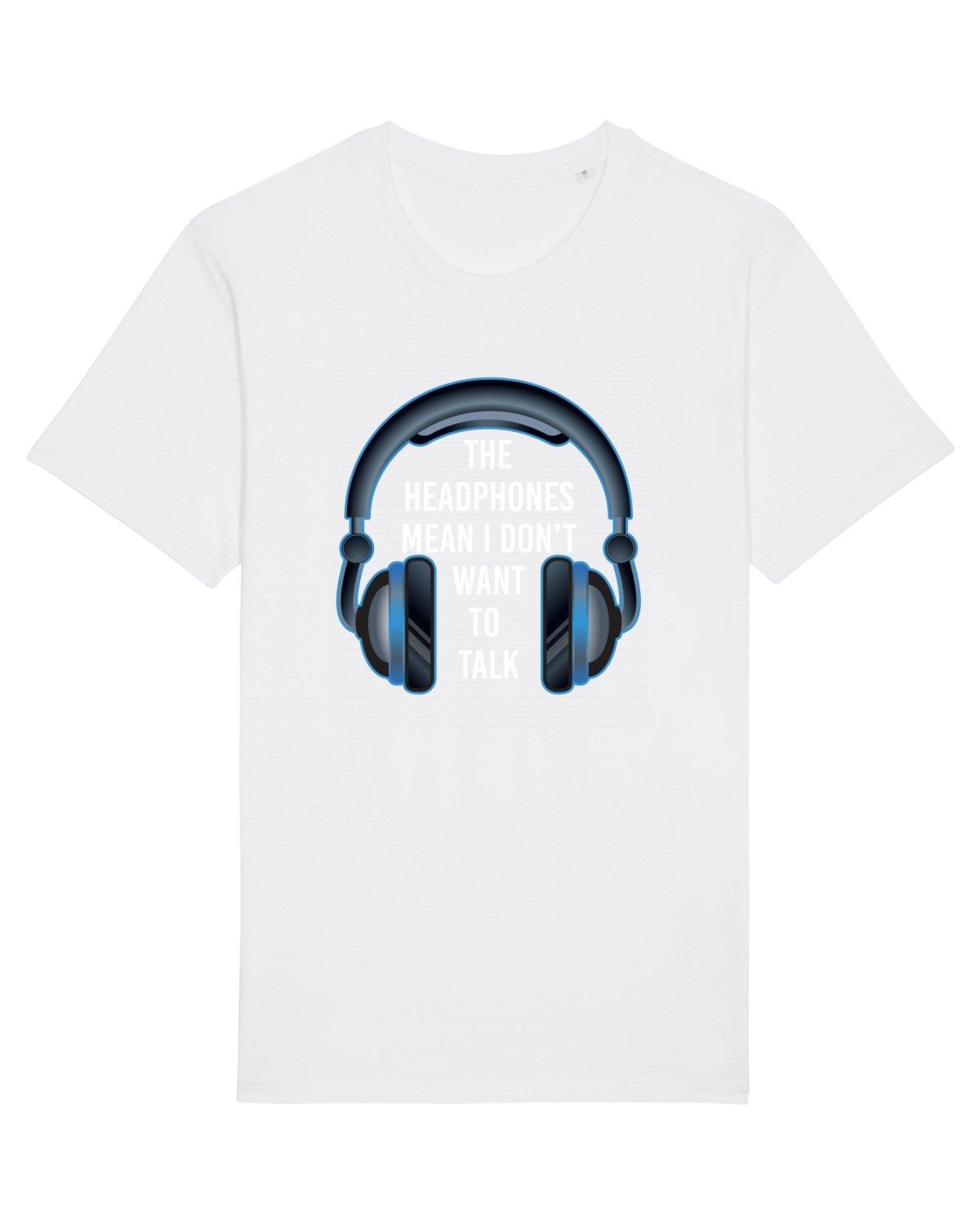 Tricou mânecă scurtă Unisex Rocker White