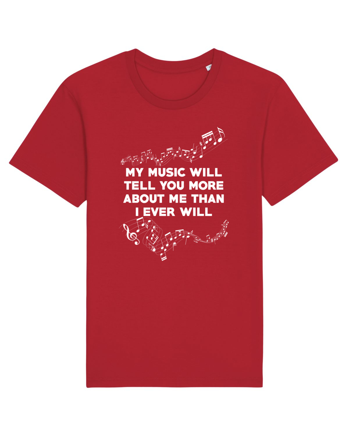 Tricou mânecă scurtă Unisex Rocker Red