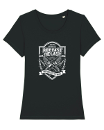 Ride Fast or Die Last Garrage White Tricou mânecă scurtă guler larg fitted Damă Expresser