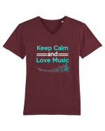 MUSIC Tricou mânecă scurtă guler V Bărbat Presenter
