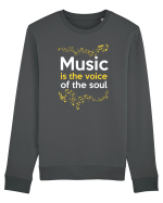MUSIC Bluză mânecă lungă Unisex Rise