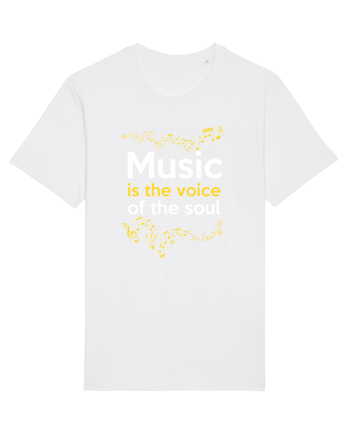 Tricou mânecă scurtă Unisex Rocker White