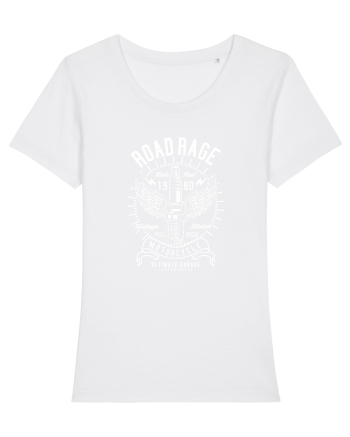 Road Rage Moto White White