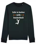 BASKETBALL  Bluză mânecă lungă Unisex Rise