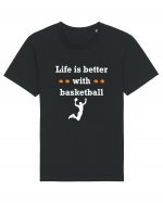 BASKETBALL  Tricou mânecă scurtă Unisex Rocker