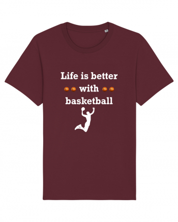 BASKETBALL  Burgundy