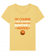 BASKETBALL  Tricou mânecă scurtă guler larg fitted Damă Expresser