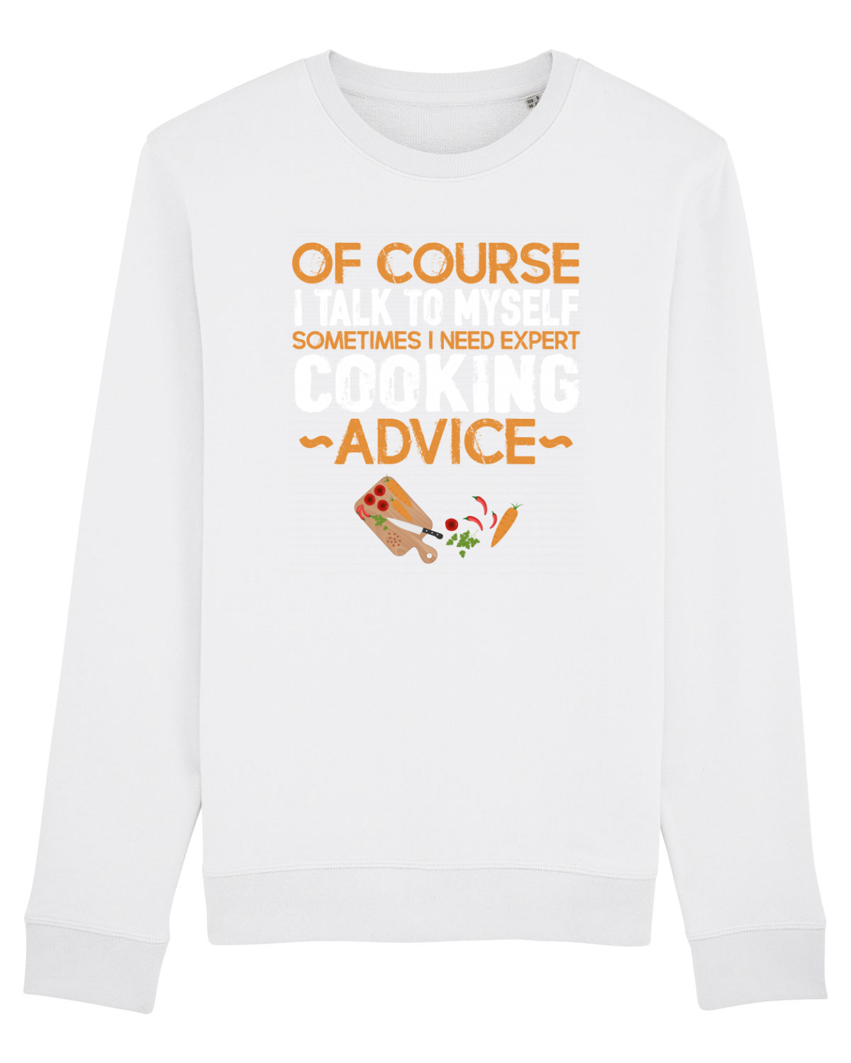 Bluză mânecă lungă Unisex Rise White