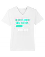 MUSCLES Tricou mânecă scurtă guler V Bărbat Presenter