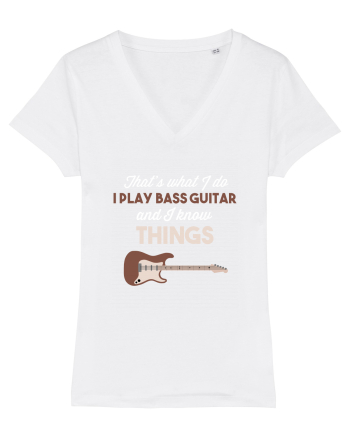 BASS GUITAR White