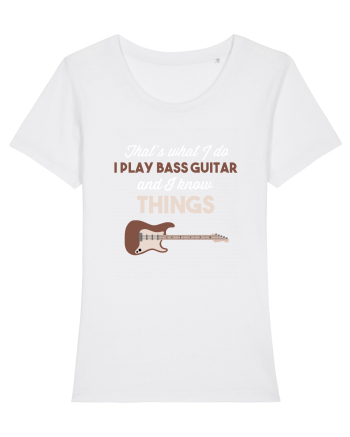BASS GUITAR White