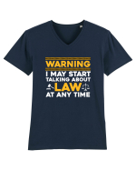 LAW Tricou mânecă scurtă guler V Bărbat Presenter