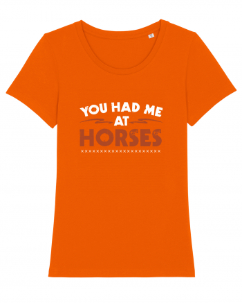 HORSES Bright Orange