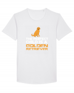 GOLDEN RETRIEVER Tricou mânecă scurtă guler larg Bărbat Skater