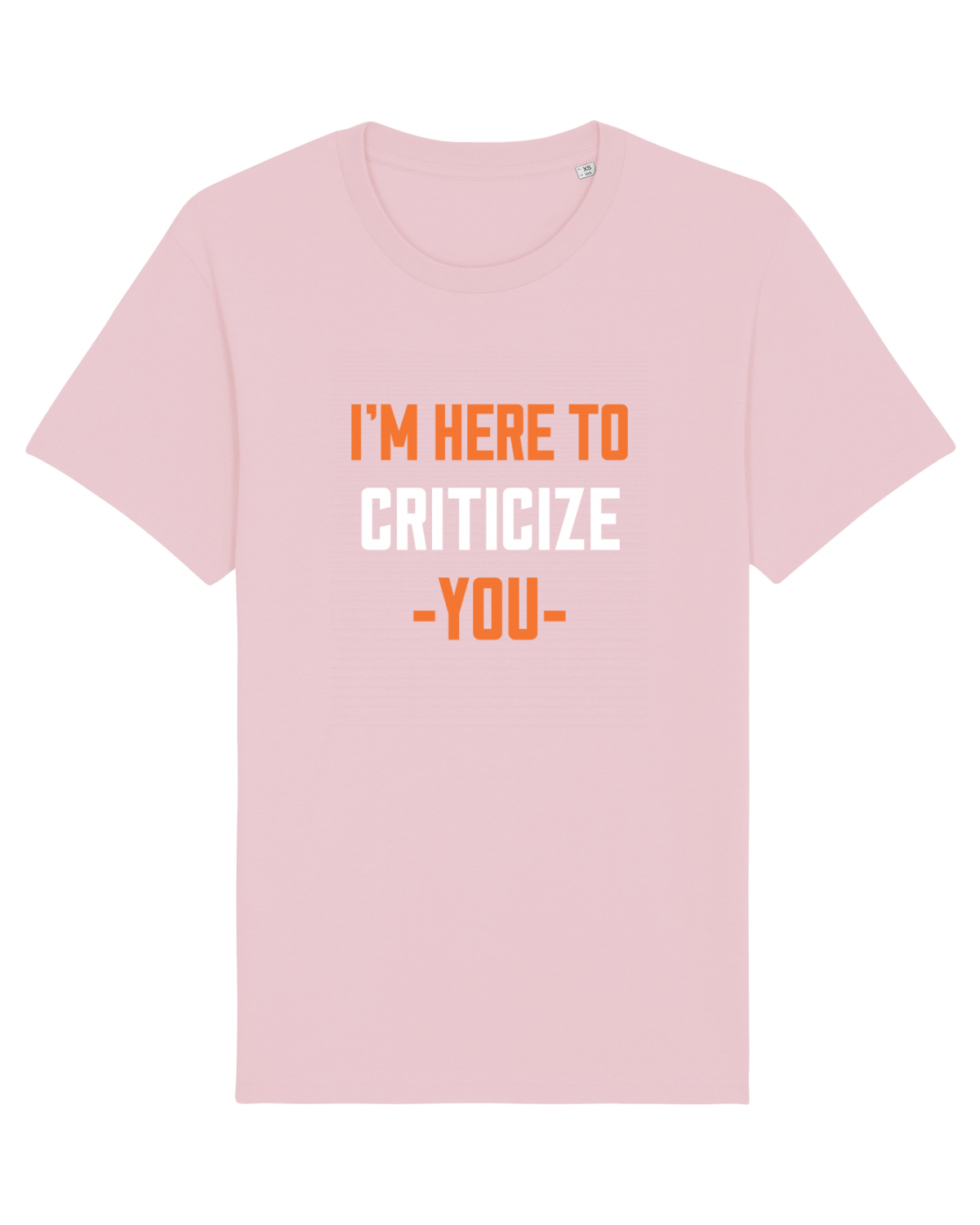 Tricou mânecă scurtă Unisex Rocker Cotton Pink