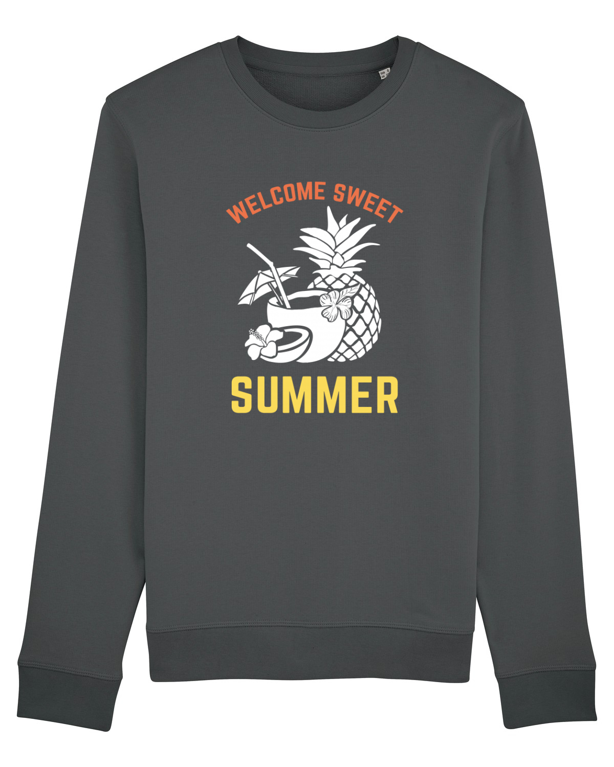 Bluză mânecă lungă Unisex Rise Anthracite