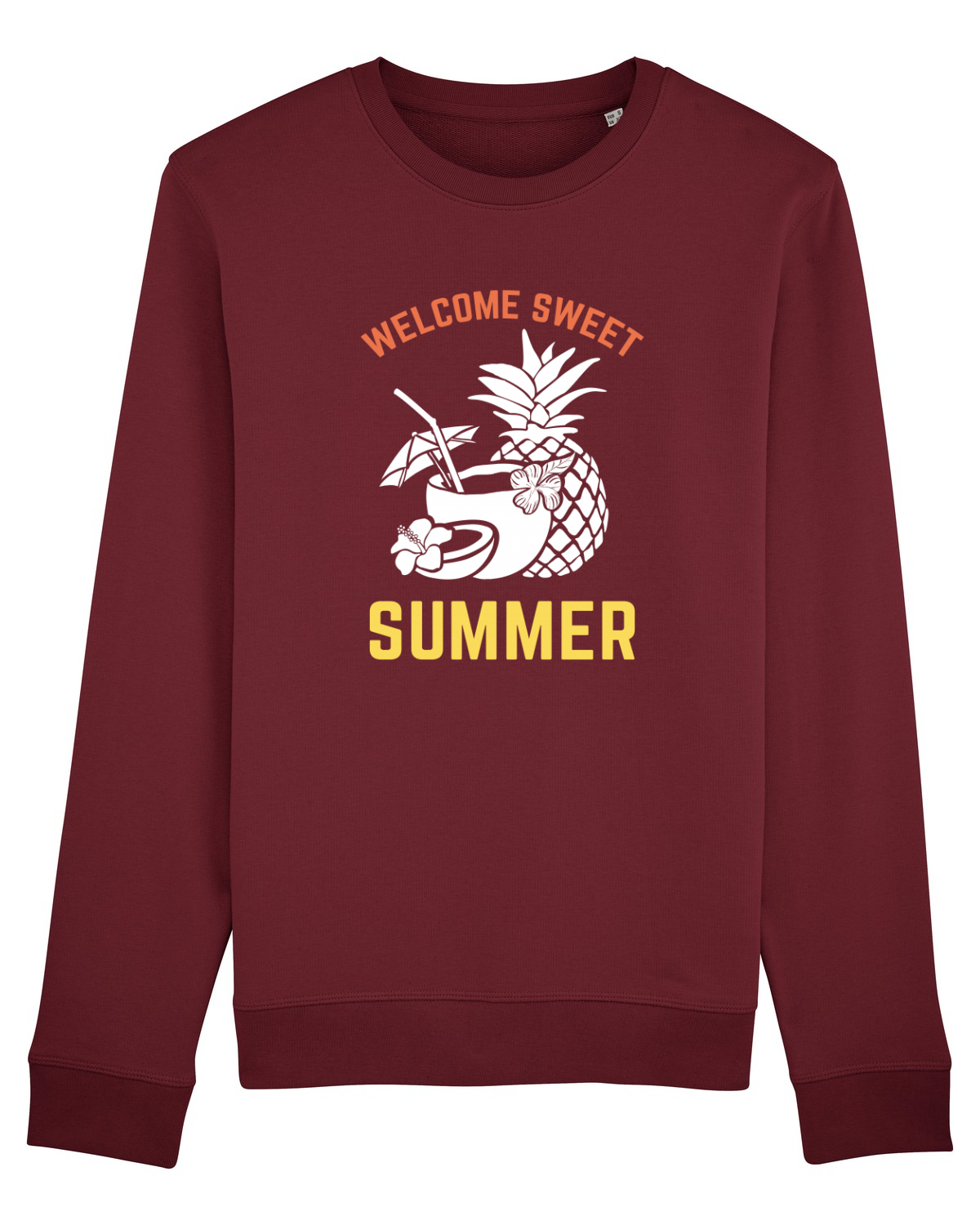 Bluză mânecă lungă Unisex Rise Burgundy