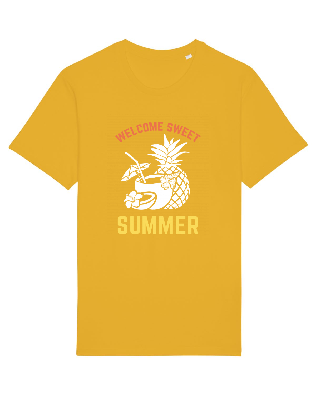 Tricou mânecă scurtă Unisex Rocker Spectra Yellow