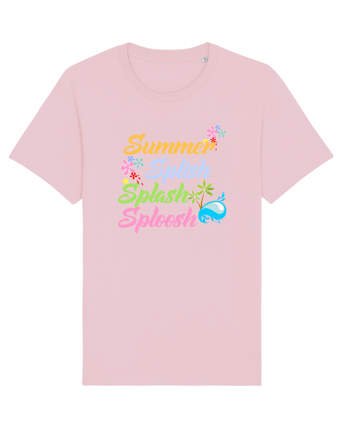 Tricou mânecă scurtă Unisex Rocker Cotton Pink