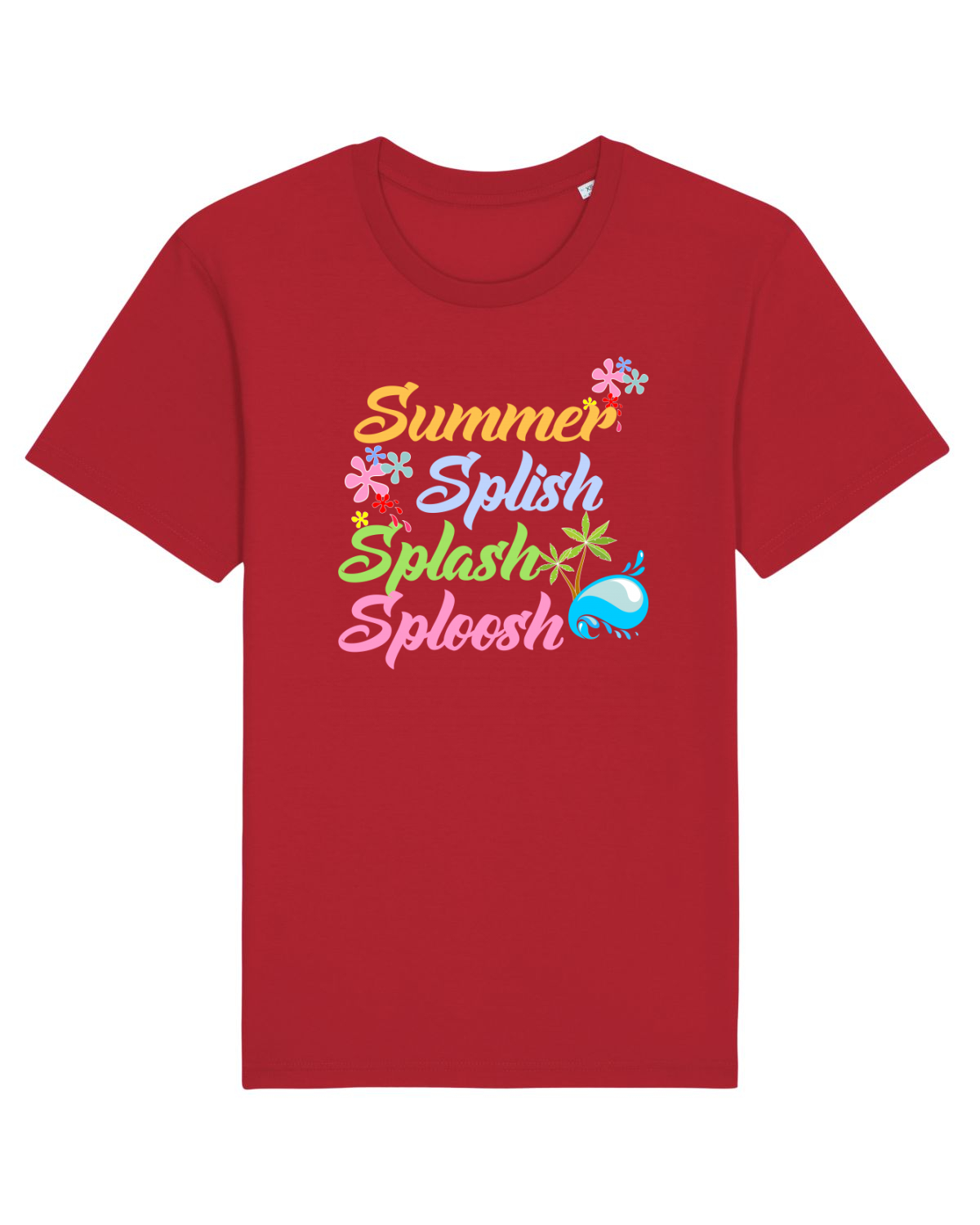 Tricou mânecă scurtă Unisex Rocker Red