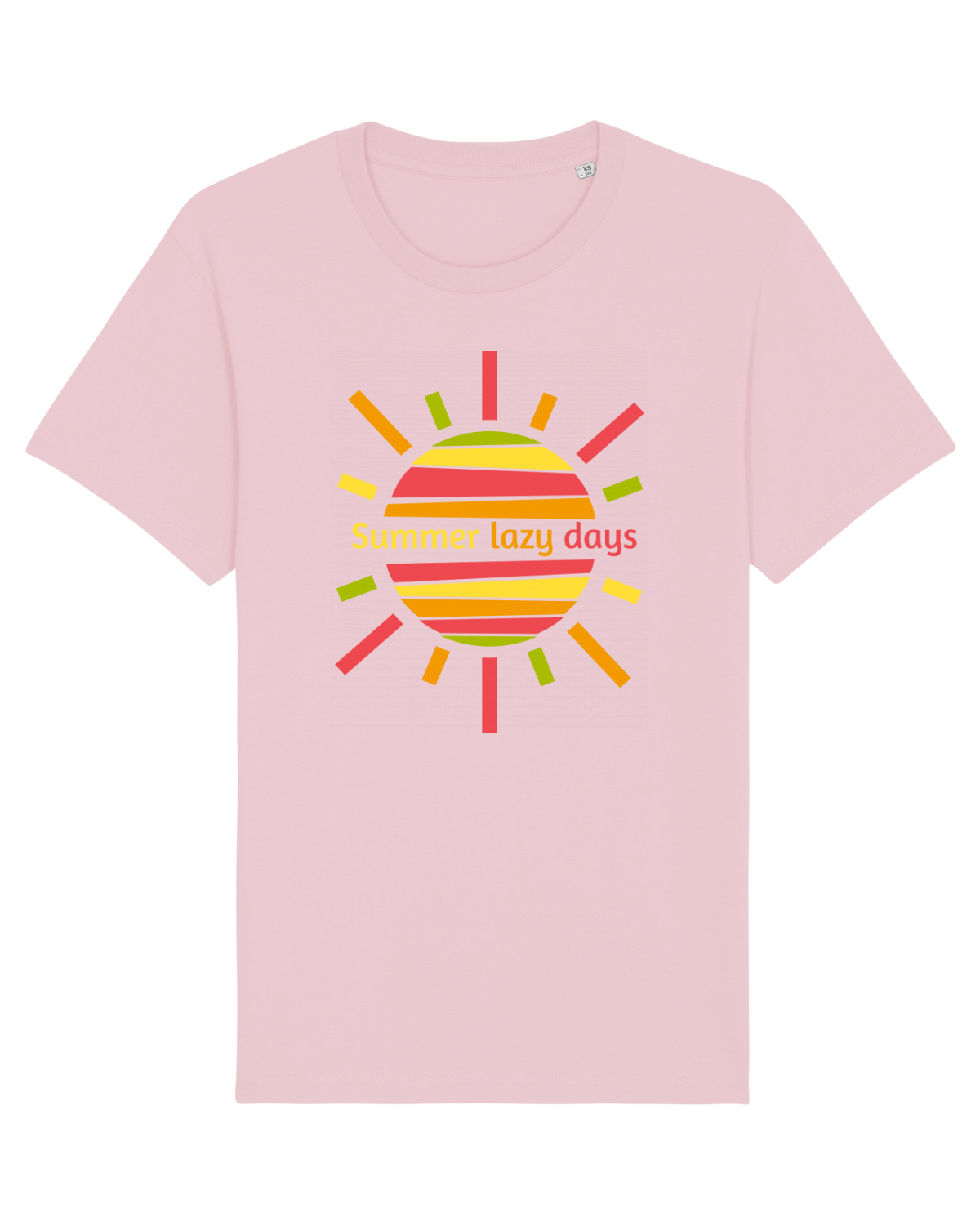 Tricou mânecă scurtă Unisex Rocker Cotton Pink