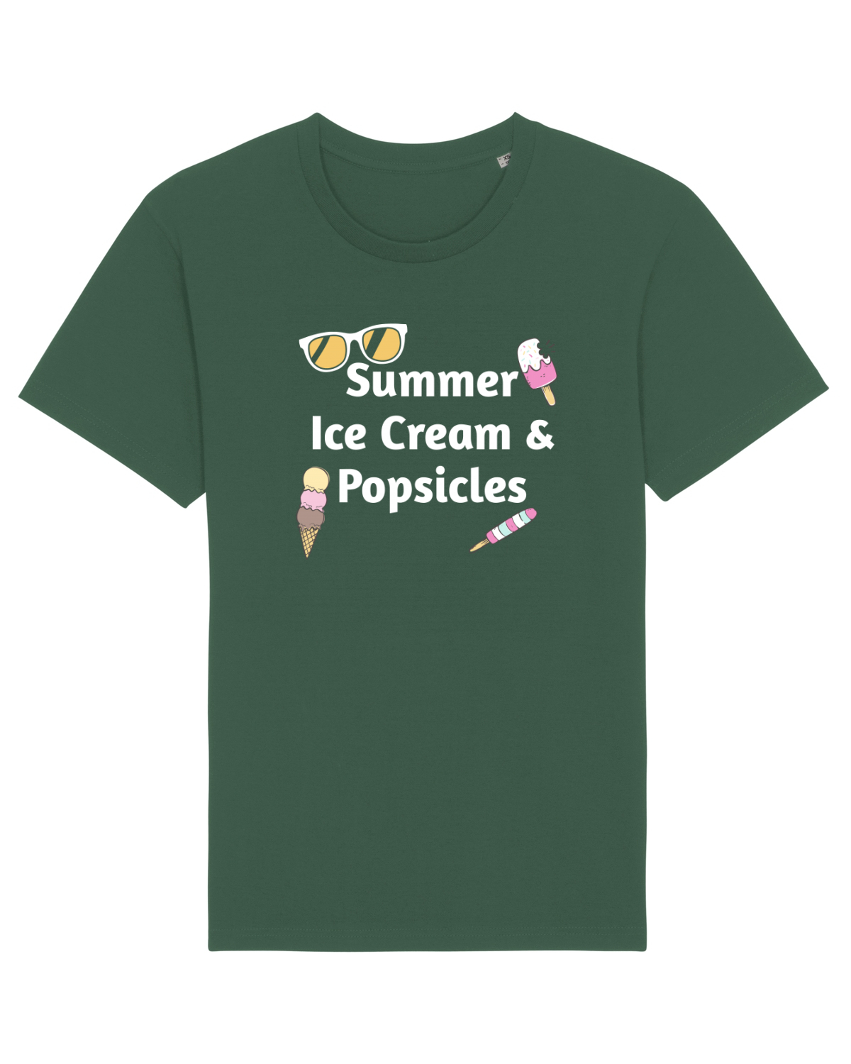 Tricou mânecă scurtă Unisex Rocker Bottle Green