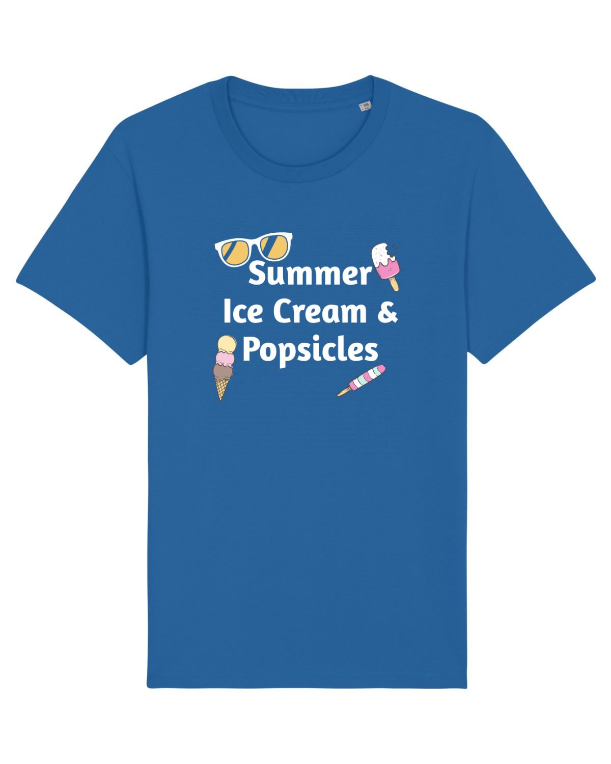 Tricou mânecă scurtă Unisex Rocker Royal Blue