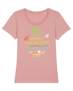 SUMMER Tricou mânecă scurtă guler larg fitted Damă Expresser