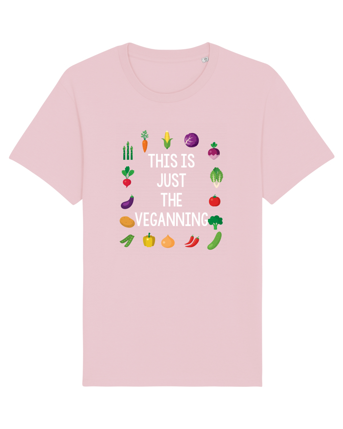 Tricou mânecă scurtă Unisex Rocker Cotton Pink