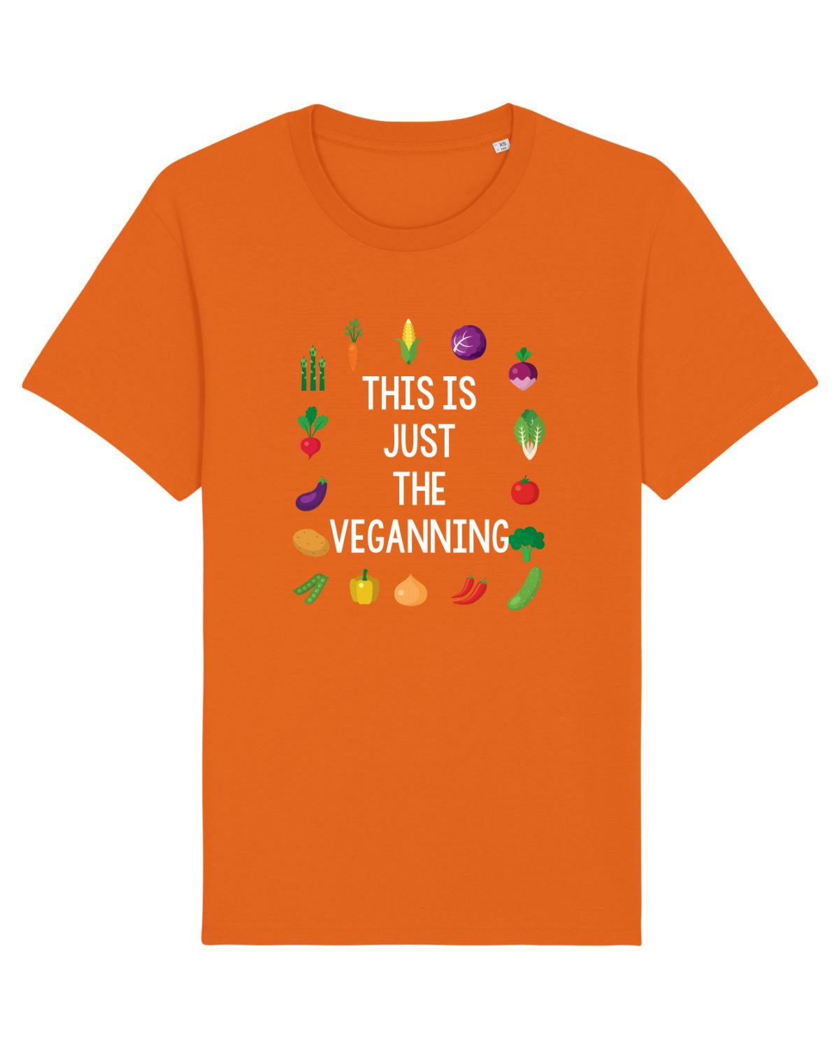 Tricou mânecă scurtă Unisex Rocker Bright Orange