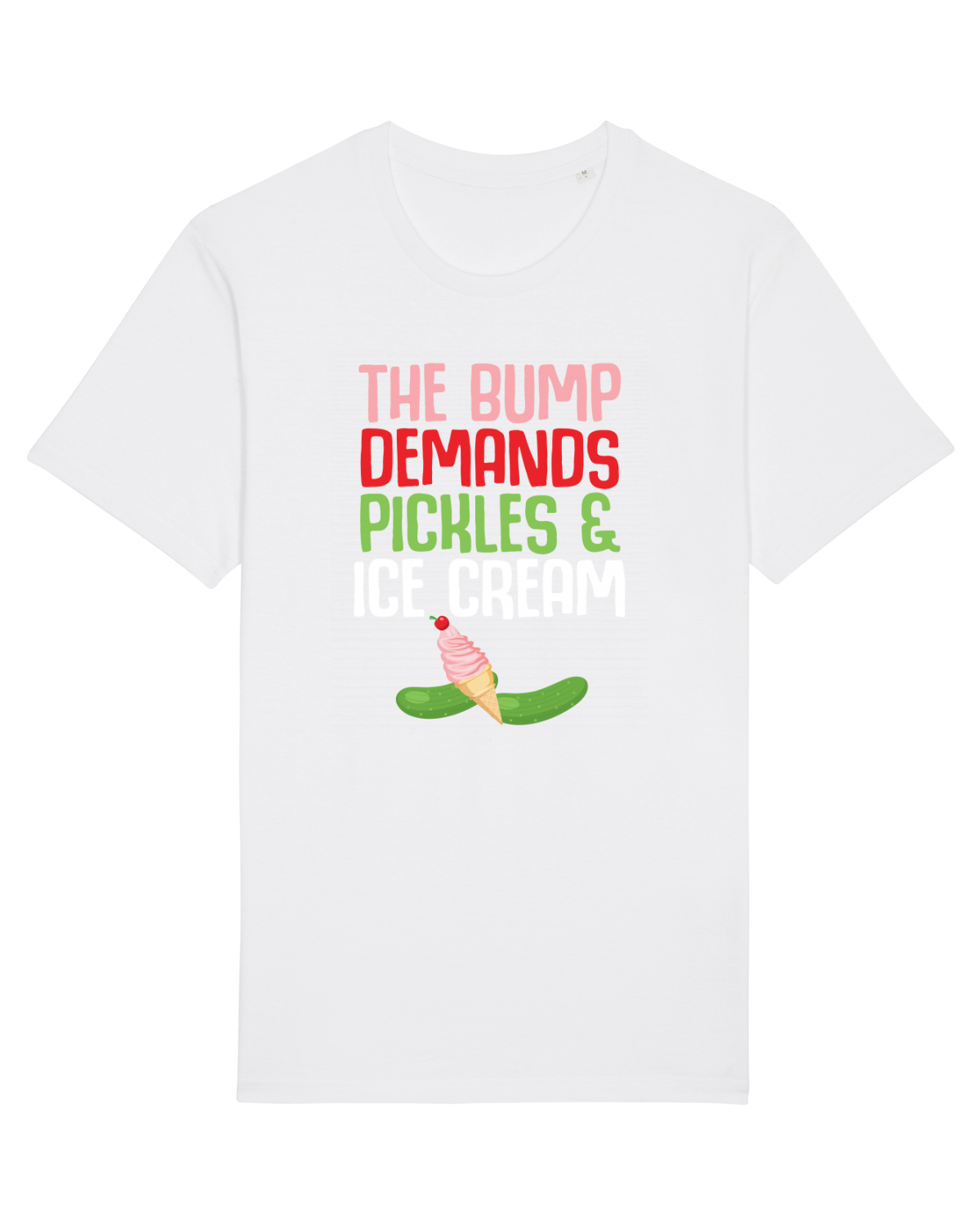 Tricou mânecă scurtă Unisex Rocker White
