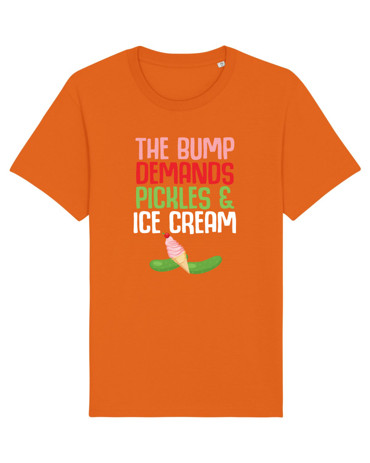 Tricou mânecă scurtă Unisex Rocker Bright Orange