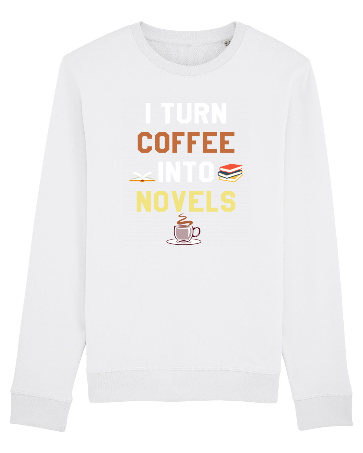Bluză mânecă lungă Unisex Rise White